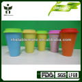 eco-friendly bamboo mug with lid